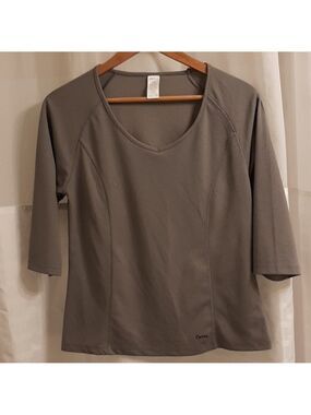 Curves Work Out Grey Top